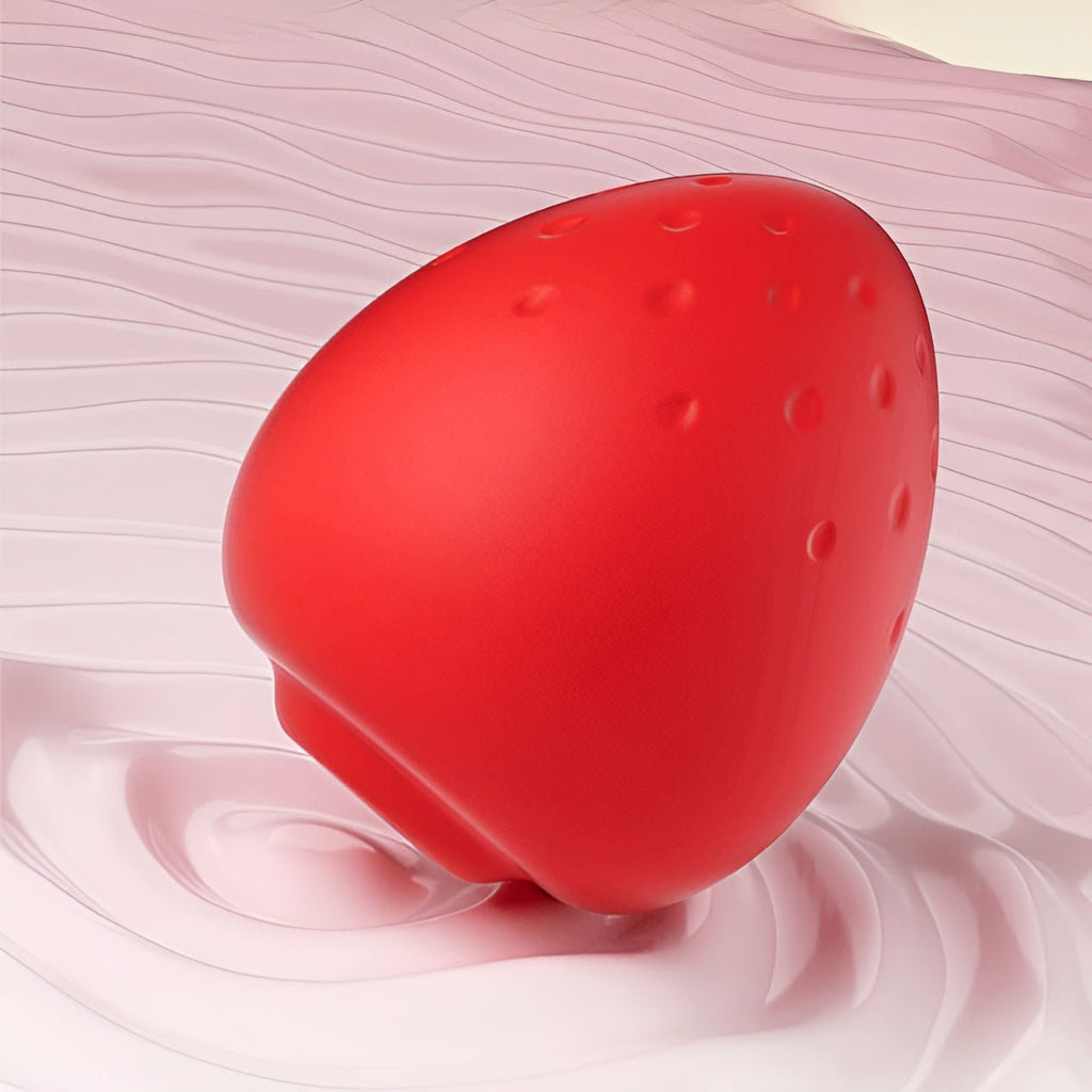Strawberry Clitoral Sucking Vibrator - Wet Master