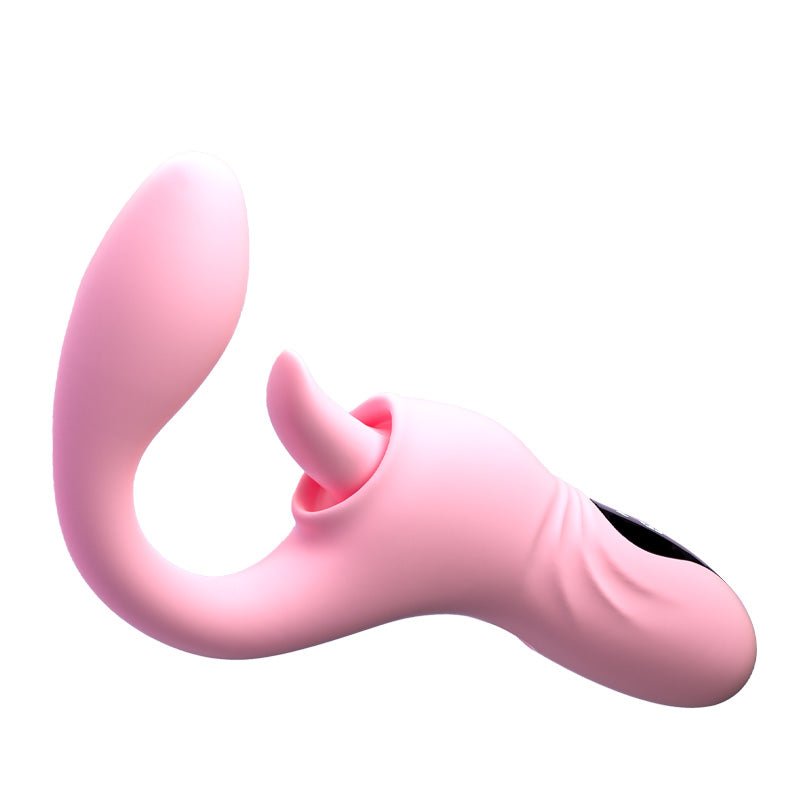 Sweet Tongue Clit Licking & G-Spot Heating Rabbit Vibrator - Wet Master