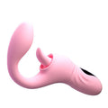 Sweet Tongue Clit Licking & G-Spot Heating Rabbit Vibrator - Wet Master