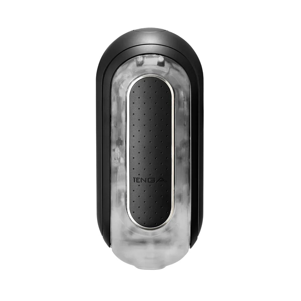 TENGA Flip Zero EV Rechargeable Vibrating Masturbator - Black - Wet Master