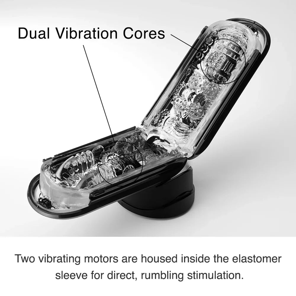 TENGA Flip Zero EV Rechargeable Vibrating Masturbator - Black - Wet Master