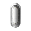 TENGA Flip Zero EV Rechargeable Vibrating Masturbator - White - Wet Master