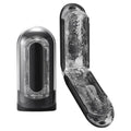 TENGA Flip Zero Gravity EV Rechargeable Vibrating Masturbator - Black - Wet Master