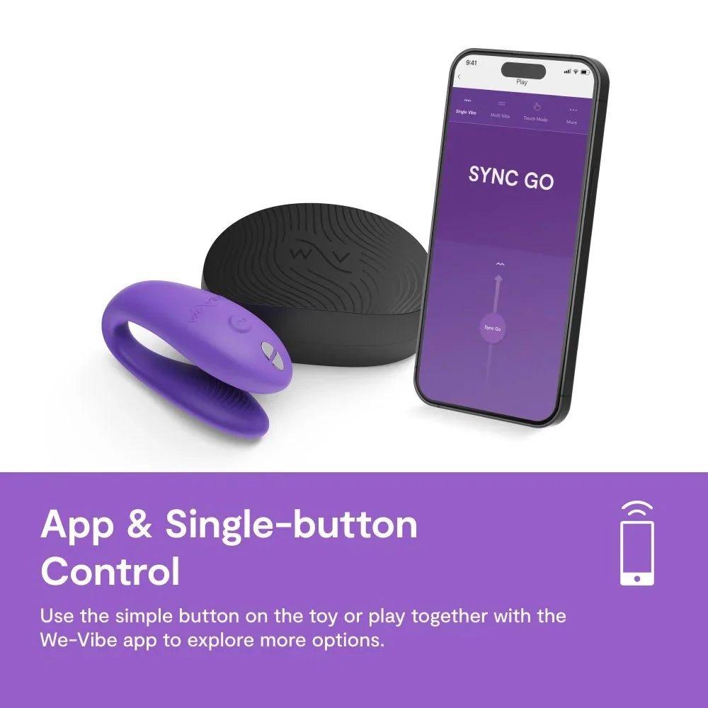 We-Vibe Sync Go Clit & G-Spot Wearable Vibrator App-Controlled - Wet Master