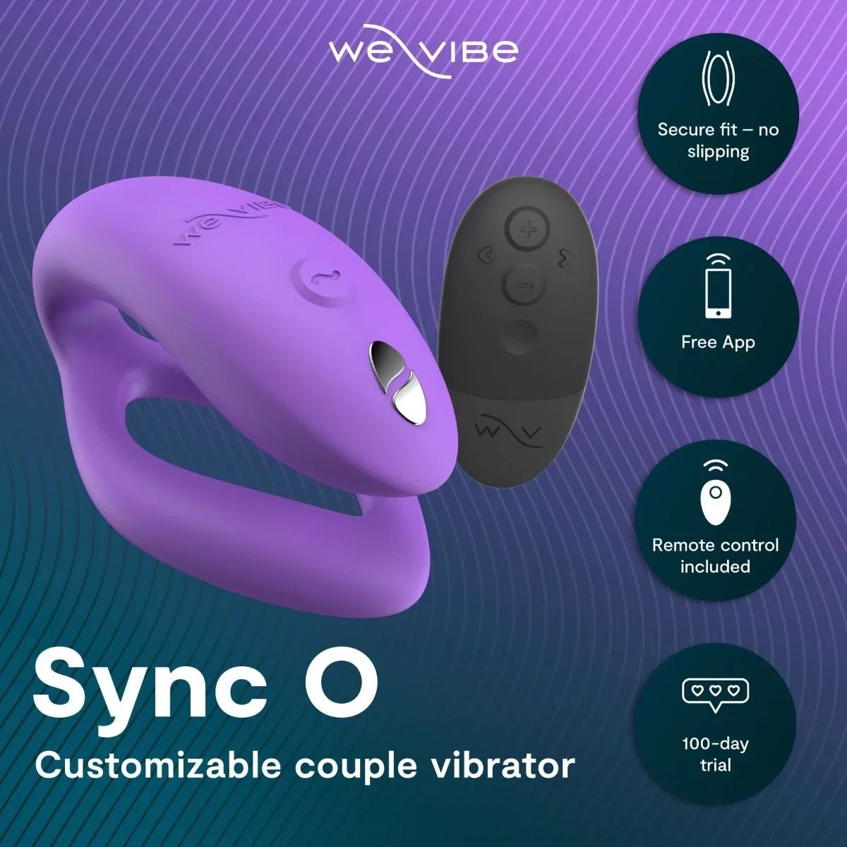 We-Vibe Sync O Clit Wearable Vibrator App & Remote Controlled - Wet Master