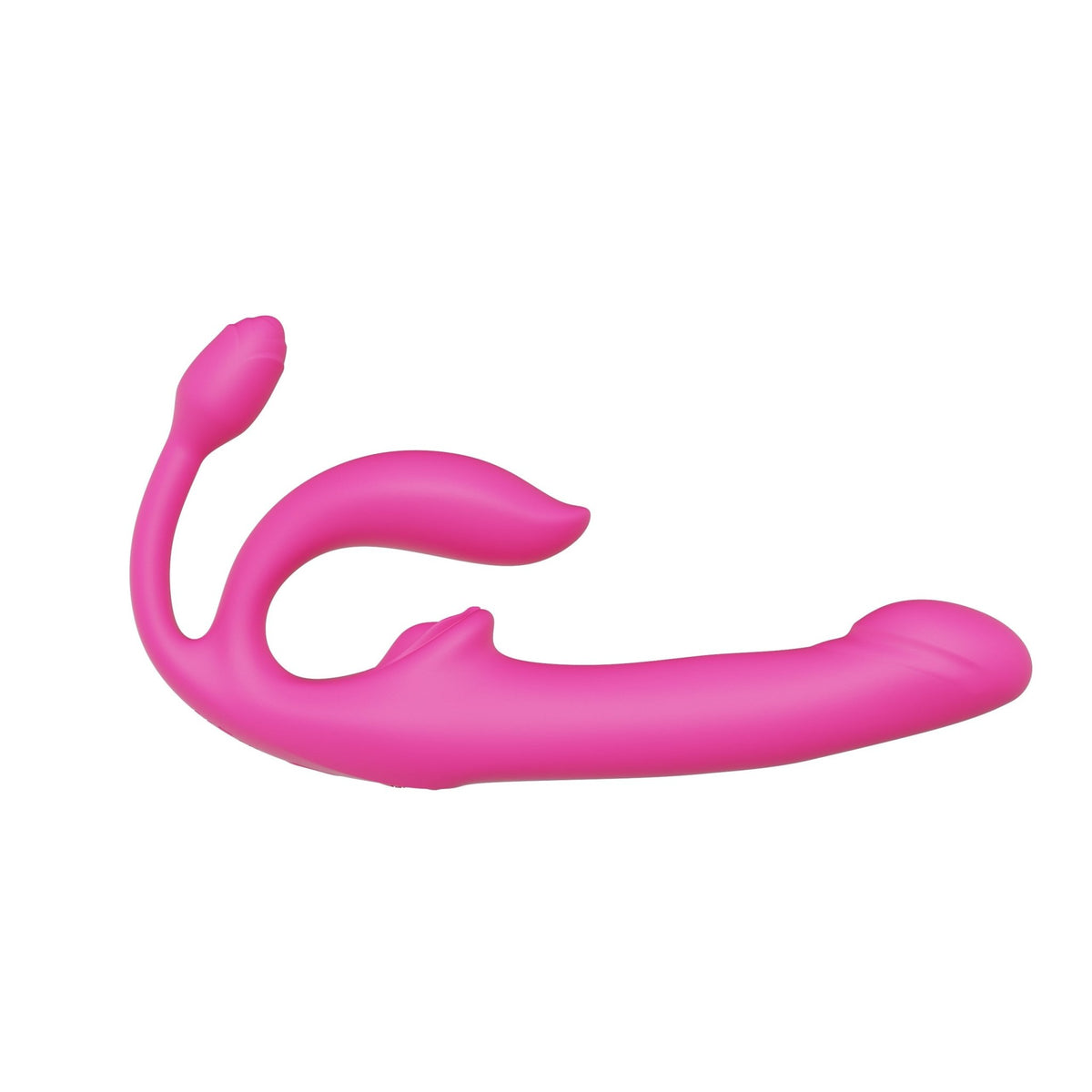 Wild Lily Double-Ended Thrusting Vibrator with Butt Plug Remote Controlled - Wet Master