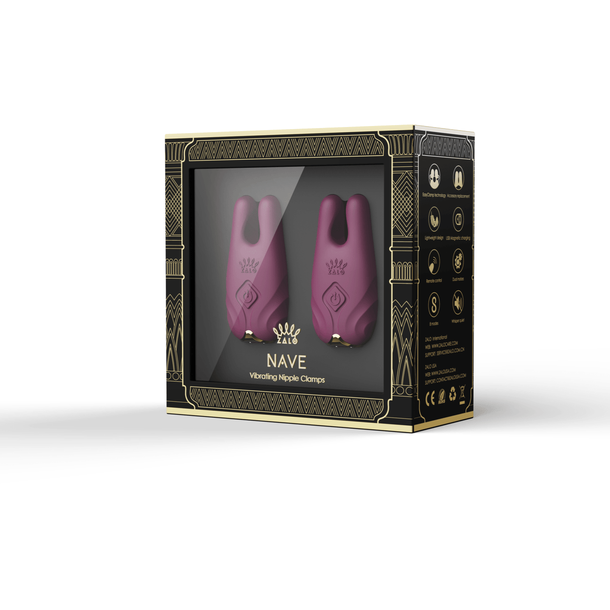 Wireless Vibrating Nipple Clamps — Precision Control, Refined Intensity - Wet Master