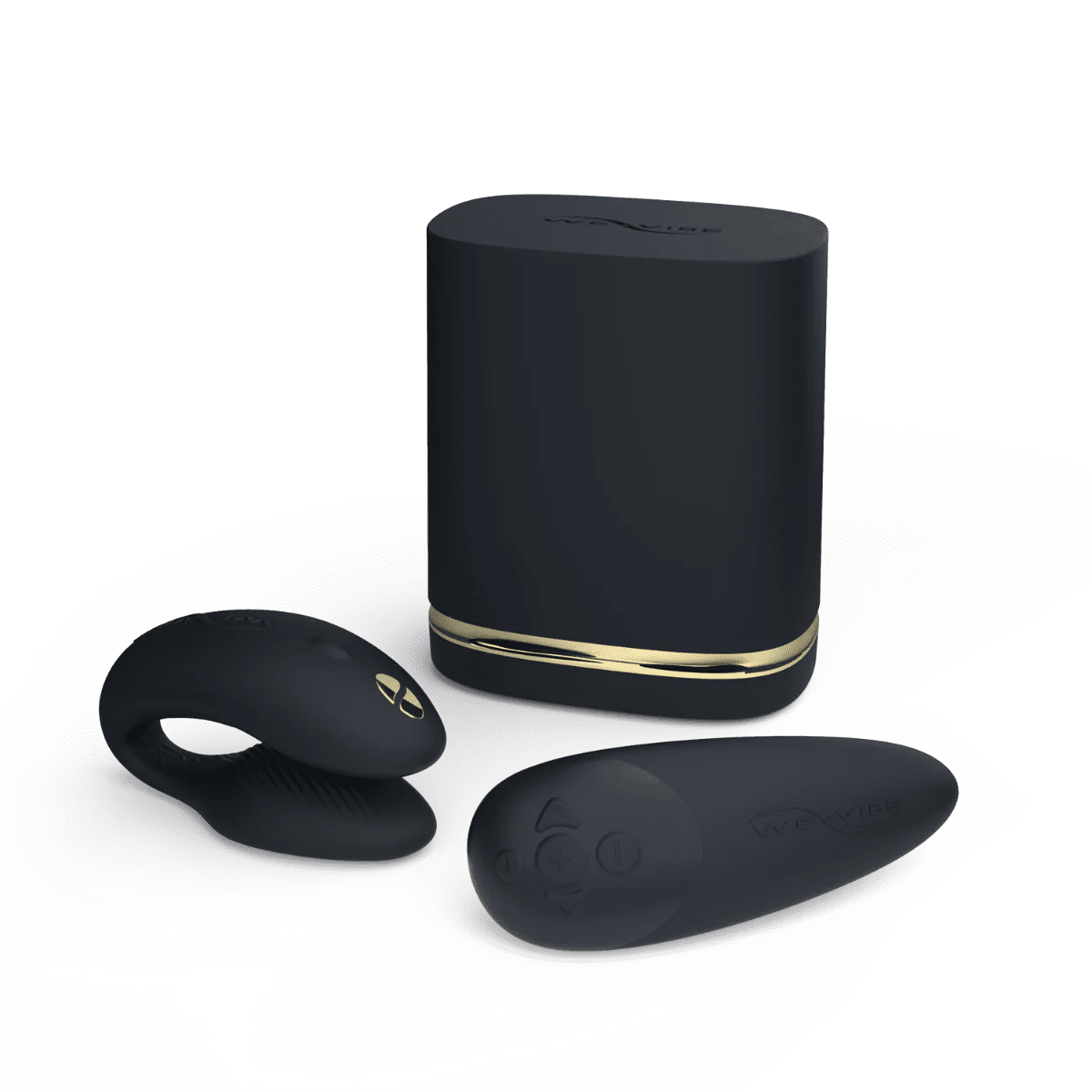 Womanizer X We-Vibe Golden Moments Clit Sucking & Wearable Couples Vibrator Limited Edition - Wet Master