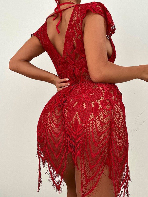 Wonderous Babydoll and G-String - S/M/L/XL - Wet Master