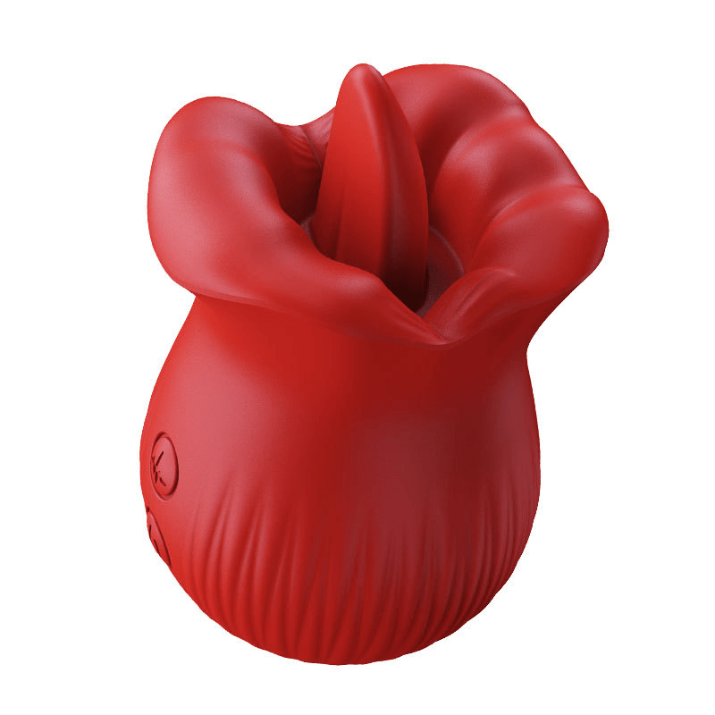 YL Clit Vibrating & Licking Rose Vibrator - Wet Master
