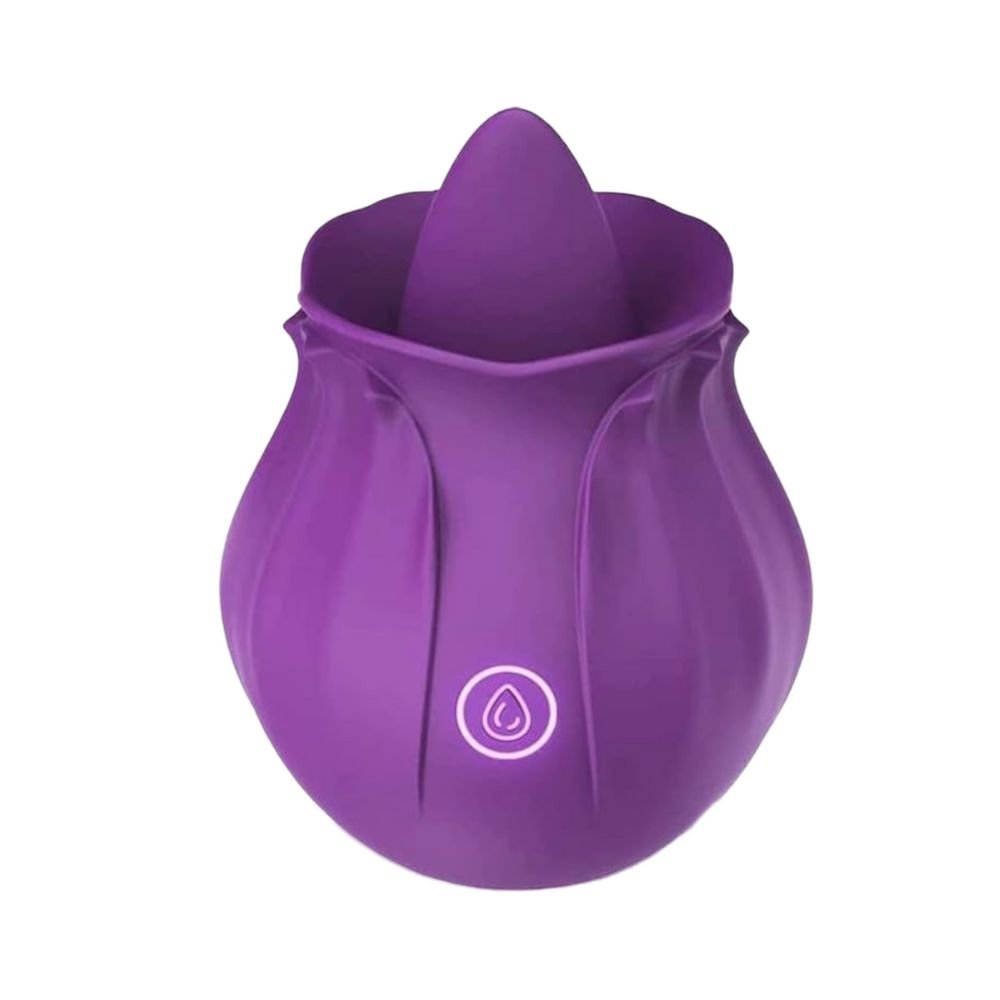YW Clit Licking Rose Vibrator 10-Modes - Wet Master