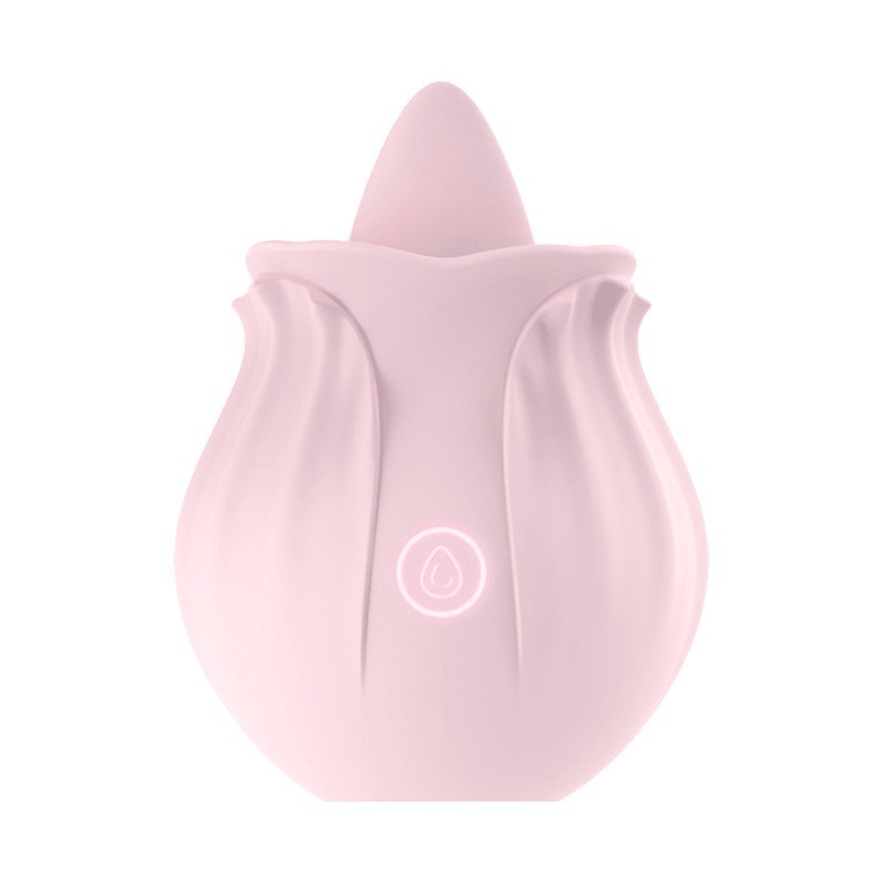 YW Clit Licking Rose Vibrator 10-Modes - Wet Master