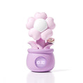 ZEMALIA Flower Clock Sucking & Thrusting Vibrator Set - Wet Master