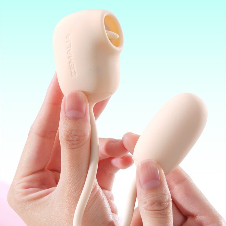 ZEMALIA Handbag Clit Sucking & Licking Vibrating Egg App Controlled - Wet Master