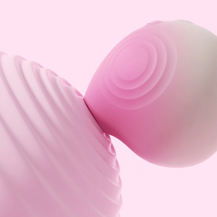 Vibromasseur à succion du clitoris ZEMALIA Peachy